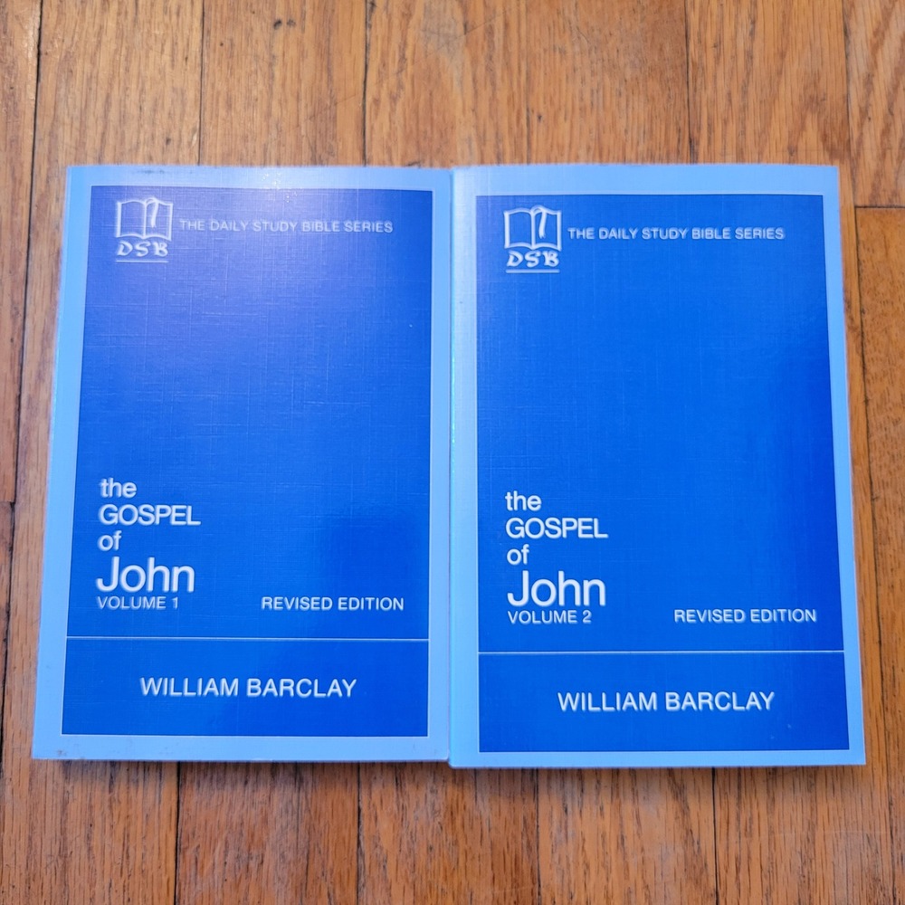 Westminster Press Gospel of John Blue Barclay Revised Edition Set DSB Commentary
